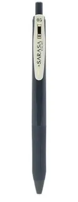 Obrázok produktu pre Gélové pero, 0,33 mm, stláčací mechanizmus, ZEBRA "Sarasa Clip Vintage", tmavosivé