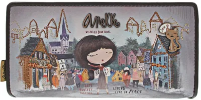 Produktbild von Anekke Voice Wallet 35809-901 (1/grau print/graubraun/blau)