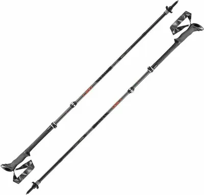 Zdjęcie produktu dla Leki Makalu FX Carbon AS Light Anthracite/Bright Red/Black 110 - 130 cm Kije trekkingowe