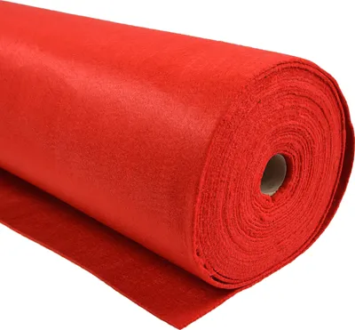 Filzstoff Meterware rot