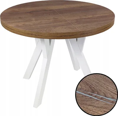 Obrázok produktu pre Rozšírenie okrúhleho stola OAK HALIFAX ZINNOVATED 90/190