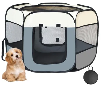 Immagine prodotto di Recinzione pieghevole per cani con borsa per il trasporto, ideale per animali domestici