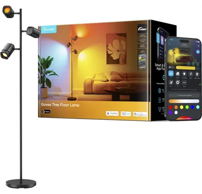 Productafbeelding van Govee - RGBWW Vloerlamp in de vorm van een boom