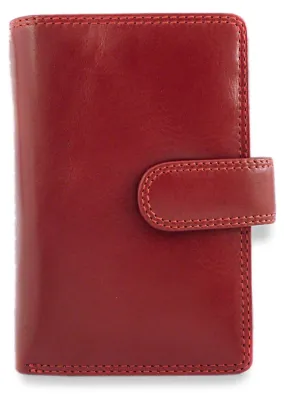 Obrázek produktu pro Visconti pánská peněženka z přírodní kůže červená RFID 12,5x9 cm