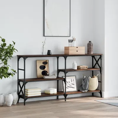Produktbild von "im Angebot" Konsolentisch Braun Eichen-Optik 150x29x76,5 cm Holzwerkstoff - Kaffeetisch CC22975