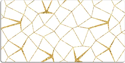Produktbild von Schreibtischmatte Tischunterlage 100x50 cm Mauspad - Goldenes Mosaik