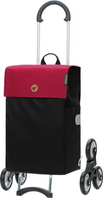 Produktbild von Andersen SHOPPER MANUFAKTUR Einkaufstrolley Treppensteiger Scala Shopper Hera 47L Red rot mehrfarbig 106cm