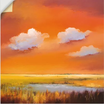 Produktbild von ARTland Wandbild, selbstklebend Abend I Größe: 50x50 cm