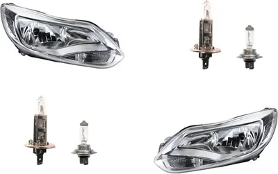 Produktbild von Scheinwerfer passend für Ford Focus 11 11-14 mit H7 H1 Satz Links Rechts 1735194 1721997 1724802 1751119 1768366 1786447 1838644 187392 Johns