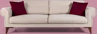 Produktbild von Garnitur Set Sofagarnitur 3+3+1 Sitz Sofa Sofas Sessel Stoff 3tlg. Couchen Neu