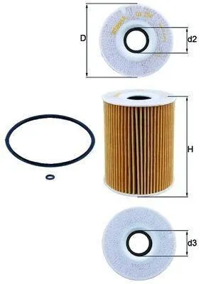 Immagine prodotto di Filtro olio KNECHT OX 254D1
