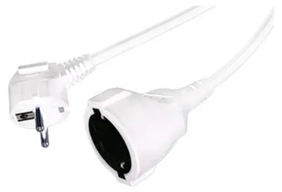 Produktbild von Electro DH 36.762/1/B - Verlängerungskabel - Weiß - 1 m x 1,5 mm