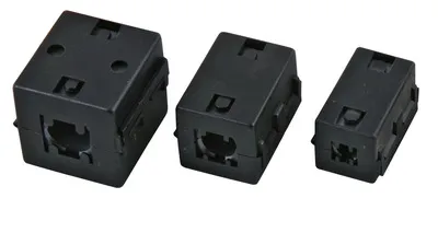 Immagine prodotto di Nucleo toroidale in ferrite da 10,0 mm, nero, quadrato --
