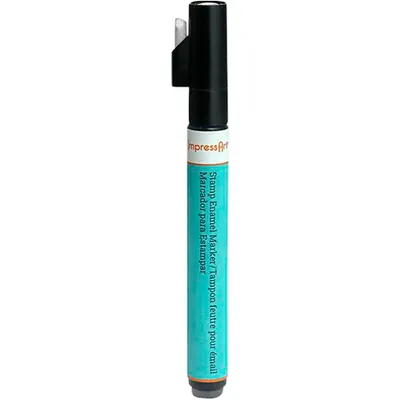 Produktbild von Impressart-Marker, L: 14 cm, schwarz, 1 Stück