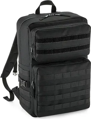 Produktbild von BagBase BG848 | MOLLE Tactical Backpack, 30 x 45 x 22 cm - Farbe: Black - Größe: 30 x 45 x 22 cm