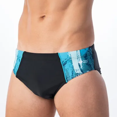 Image de Aquawave Danilo Slip de bain bleu, noir 2XL Homme bleu, noir 2XL