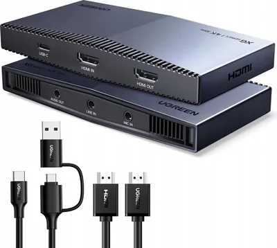 Immagine prodotto di UGREEN 65518 Registratore video 4K a 30 Hz con HDMI e USB-C 3.2