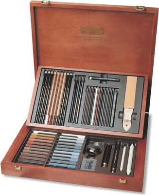 Produktbild von KOH Künstler - Set 54 teilig Gioconda Art Holzkoffer