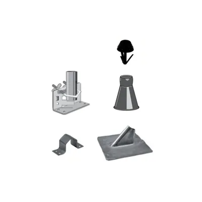 Produktbild von Masthalterungsset mit Bleiblechziegel für 60 mm Mastdurchmesser