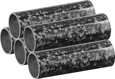 Produktbild von Luftschlangen "Holografisch" 4m / 5 Rollen | Schwarz