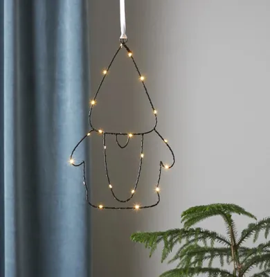 Zdjęcie produktu dla Star Trading LED podświetlana sylwetka "Świętego Mikołaja", Ojca Bożego Narodzenia