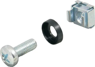Produktbild von Schroff 21100-002, Käfigmutternpack, Stahl, Zink, Stahl, 100 Stück(e)
