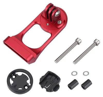 Immagine prodotto di Supporto bici computer GPS - Alluminio - Girevole - Per ciclocomputer, GPS, cronometro e fotocamera sportiva