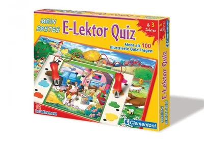 Produktbild von Clementoni Mein erstes E-Lektor Quiz