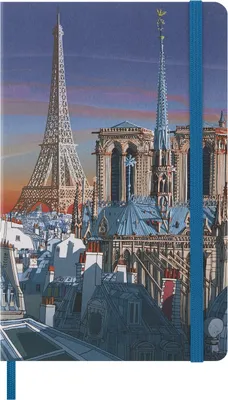Produktbild von Moleskine I AM the city Paris Notizbuch limitierte Ausgabe, L/A5, liniert, fester Einband