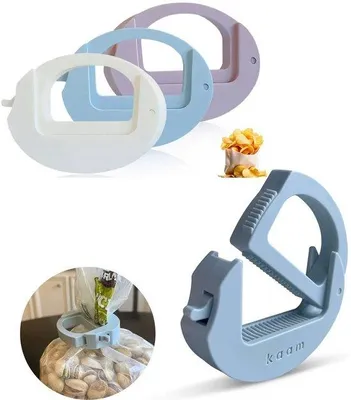 Produktbild von Afsluitclips - 3 Stuks - Gekleurde - Plastic - Afsluiten Zakken