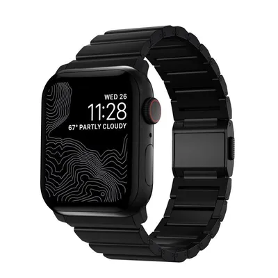Obrázek produktu pro Nomad Titanium Band, black - Apple Watch 49mm/46mm/45mm/44mm/42mm