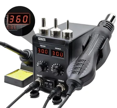 Produktbild von Lötstation, digitale Temperaturregelung, duale Funktionalität, 8586D
