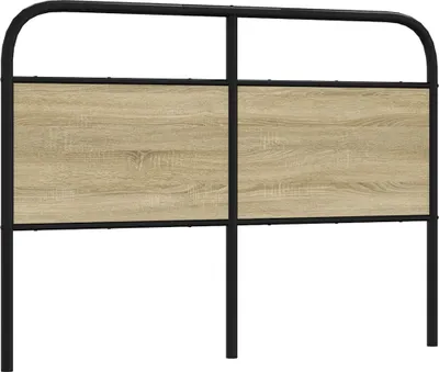 Obrázek produktu pro Náhradní čelo postele dub sonoma 120 cm ocel a kompozitní dřevo