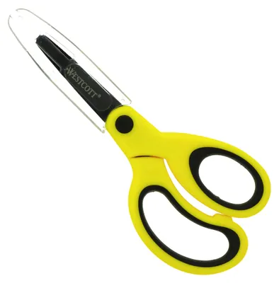 Produktbild von Westcott Kinderschere KidsNEON E-21563 00 runde Spitze 13cm gelb
