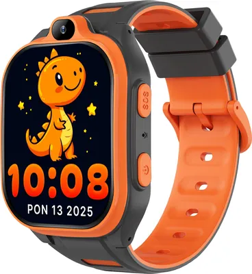 Smartwatch Forever GPS WiFi 4G Kids Boost KW-530 Orange Android KI SOS IPS 2,0" nanoSIM 2 Mpx G-Sensor IP67 GeoFencing Videoanruf 800 mAh