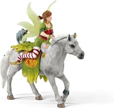 Image de Schleich 70517 - Marween figurine de collection en tenue de fête, à cheval