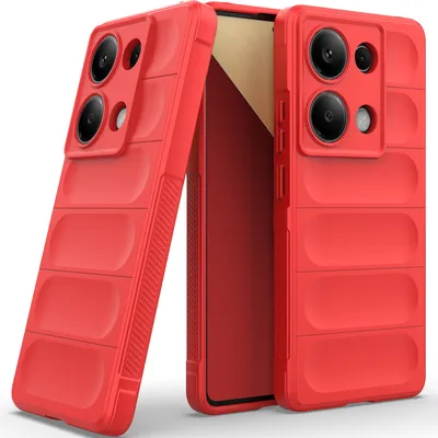 Obrázek produktu pro Pouzdro pro Xiaomi Redmi Note 13 Pro 4G Měkké TPU Silikonové Nárazuvzdorné Ochranné Pouzdro červené