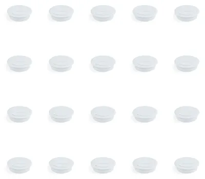Produktbild von Emuca Satz von 20 runden Kabeldurchführungen, Durchmesser 60mm, für