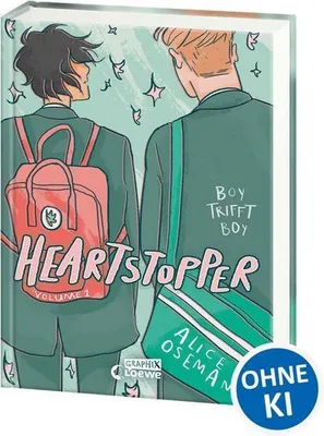 Produktbild von Heartstopper Volume 1 (deutsche Hardcover-Ausgabe)