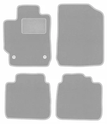 Zdjęcie produktu dla Dywaniki welurowe OSLO do: Toyota Camry VII 2007-2011 sedan szare 4 szt.