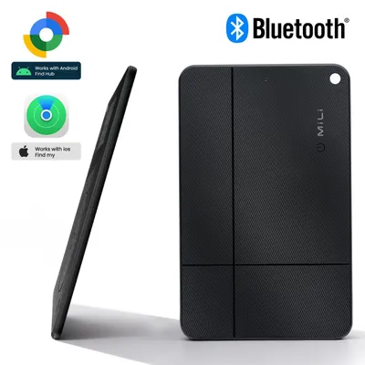 Image de Gps Tracker card&Schüsselfinder pour Android & iOS (Apple "Wo ist ?" & Google Find My ),Rechargeable NFC card pour porte-monnaie & passeport ,IP67,1PC