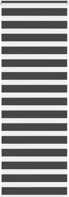 Produktbild von Doppelrollo Schwarz 80x230 cm Stoffbreite 75,9 cm Polyester