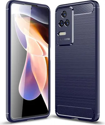 Produktbild von König Design Hülle kompatibel mit Xiaomi Redmi K40S Kunststoff Soft Handyhülle - Handy Case Navy Blau