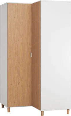 Produktbild von Kleiderschrank mit 2 Türen, 5 Fächern