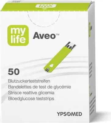 Obrázok produktu pre Mylife Aveo Testovacie prúžky na meranie glukózy v krvi 50 ks