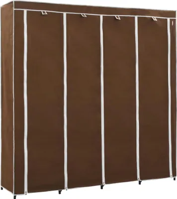 Obrázek produktu pro vidaXL Šatní skříň se 4 přihrádkami hnědá 175 x 45 x 170 cm