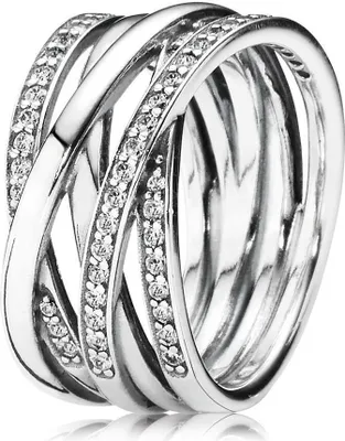 Produktbild von Ring aus 925er Silber mit Zirkonia von PANDORA 190919CZ (Größe: 52mm)
