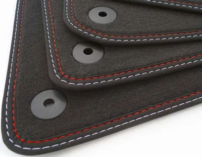 Image de Tapis de sol adaptables à l'Audi A3 S3 RS3 (8P/tous modèles) Qualité Premium Tapis de sol 4 pièces en nubuck