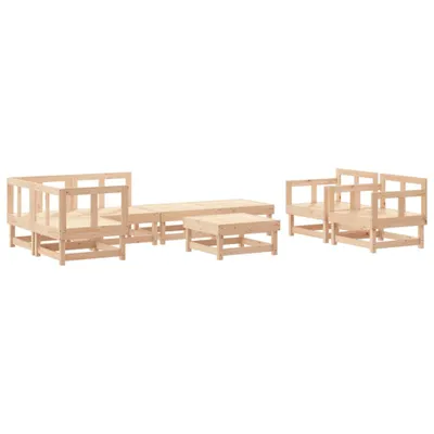 Produktbild von vidaXL 8-tlg. Garten-Lounge-Set Massivholz Kiefer
