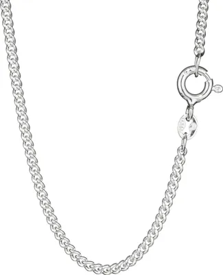 Produktbild von Halskette 38cm Panzerkette rund 925 Sterling Silber Silberkette 1,7mm breite